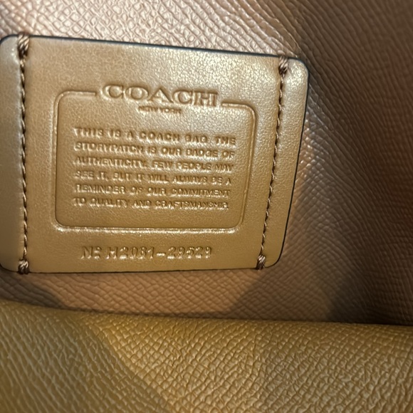Coach White Leather Tote - Picture 9 of 10